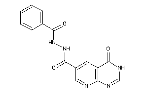 Image of N'-benzoyl-4-keto-3H-pyrido[2,3-d]pyrimidine-6-carbohydrazide