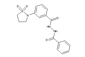 N'-benzoyl-3-(1,1-diketo-1,2-thiazolidin-2-yl)benzohydrazide