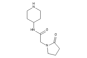 2-(2-ketopyrrolidino)-N-(4-piperidyl)acetamide