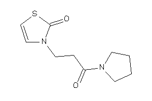 3-(3-keto-3-pyrrolidino-propyl)-4-thiazolin-2-one