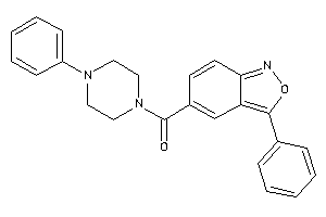 (3-phenylanthranil-5-yl)-(4-phenylpiperazino)methanone