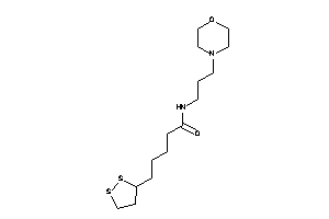 Image of 5-(dithiolan-3-yl)-N-(3-morpholinopropyl)valeramide