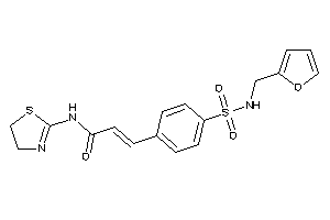 3-[4-(2-furfurylsulfamoyl)phenyl]-N-(2-thiazolin-2-yl)acrylamide