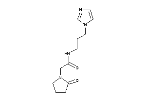 N-(3-imidazol-1-ylpropyl)-2-(2-ketopyrrolidino)acetamide