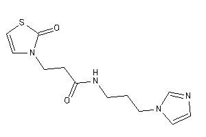 N-(3-imidazol-1-ylpropyl)-3-(2-keto-4-thiazolin-3-yl)propionamide