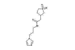 2-(1,1-diketothiolan-3-yl)-N-(3-imidazol-1-ylpropyl)acetamide