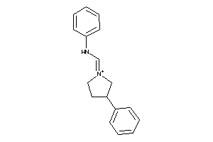 Phenyl-[(3-phenylpyrrolidin-1-ium-1-ylidene)methyl]amine