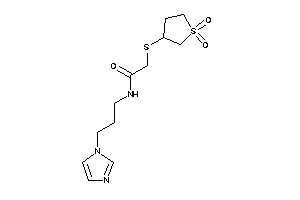 2-[(1,1-diketothiolan-3-yl)thio]-N-(3-imidazol-1-ylpropyl)acetamide