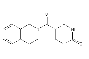 5-(3,4-dihydro-1H-isoquinoline-2-carbonyl)-2-piperidone