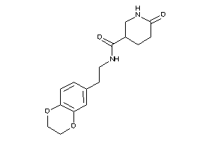 N-[2-(2,3-dihydro-1,4-benzodioxin-6-yl)ethyl]-6-keto-nipecotamide