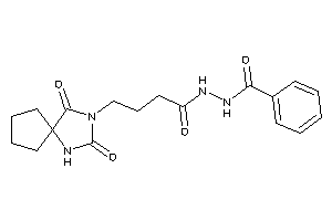 N'-[4-(2,4-diketo-1,3-diazaspiro[4.4]nonan-3-yl)butanoyl]benzohydrazide