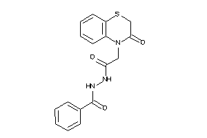 N'-[2-(3-keto-1,4-benzothiazin-4-yl)acetyl]benzohydrazide