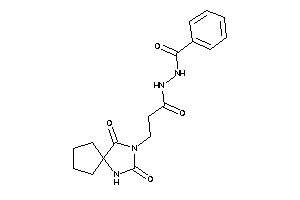 Image of N'-[3-(2,4-diketo-1,3-diazaspiro[4.4]nonan-3-yl)propanoyl]benzohydrazide