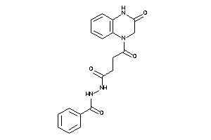 N'-[4-keto-4-(3-keto-2,4-dihydroquinoxalin-1-yl)butanoyl]benzohydrazide