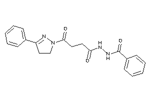 N'-[4-keto-4-(3-phenyl-2-pyrazolin-1-yl)butanoyl]benzohydrazide