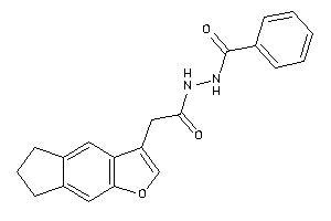 N'-[2-(6,7-dihydro-5H-cyclopenta[f]benzofuran-3-yl)acetyl]benzohydrazide