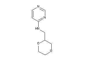1,4-dioxan-2-ylmethyl(4-pyrimidyl)amine