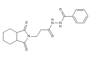 N'-[3-(1,3-diketo-3a,4,5,6,7,7a-hexahydroisoindol-2-yl)propanoyl]benzohydrazide