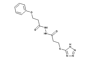 Image of 3-phenoxy-N'-[3-(1H-tetrazol-5-ylthio)propanoyl]propionohydrazide