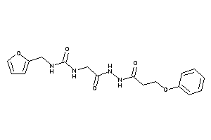 Image of 1-(2-furfuryl)-3-[2-keto-2-[N'-(3-phenoxypropanoyl)hydrazino]ethyl]urea