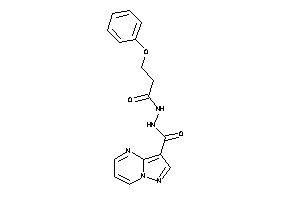 N'-(3-phenoxypropanoyl)pyrazolo[1,5-a]pyrimidine-3-carbohydrazide