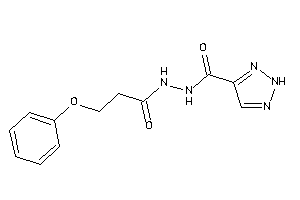 N'-(3-phenoxypropanoyl)-2H-triazole-4-carbohydrazide