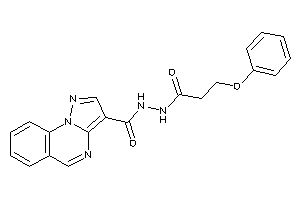 N'-(3-phenoxypropanoyl)pyrazolo[1,5-a]quinazoline-3-carbohydrazide