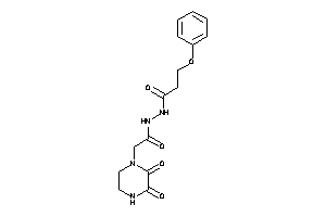 N'-[2-(2,3-diketopiperazino)acetyl]-3-phenoxy-propionohydrazide