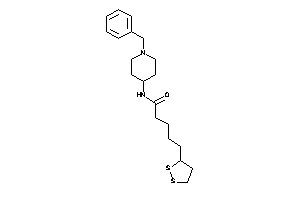 N-(1-benzyl-4-piperidyl)-5-(dithiolan-3-yl)valeramide