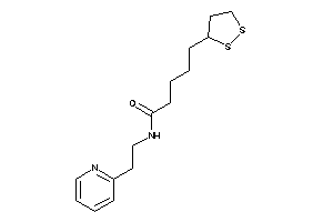 Image of 5-(dithiolan-3-yl)-N-[2-(2-pyridyl)ethyl]valeramide