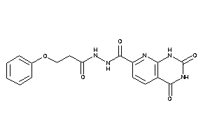 2,4-diketo-N'-(3-phenoxypropanoyl)-1H-pyrido[2,3-d]pyrimidine-7-carbohydrazide