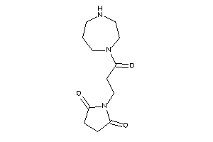 1-[3-(1,4-diazepan-1-yl)-3-keto-propyl]pyrrolidine-2,5-quinone