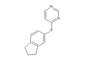 4-(indan-5-ylthio)pyrimidine