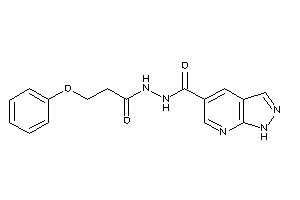 N'-(3-phenoxypropanoyl)-1H-pyrazolo[3,4-b]pyridine-5-carbohydrazide