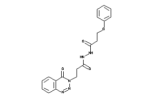 N'-[3-(4-keto-1,2,3-benzotriazin-3-yl)propanoyl]-3-phenoxy-propionohydrazide