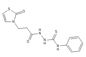 1-[3-(2-keto-4-thiazolin-3-yl)propanoylamino]-3-phenyl-thiourea