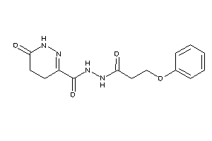 6-keto-N'-(3-phenoxypropanoyl)-4,5-dihydro-1H-pyridazine-3-carbohydrazide