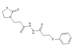 N'-[3-(2-ketothiazolidin-3-yl)propanoyl]-3-phenoxy-propionohydrazide