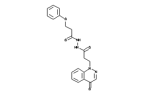 N'-[3-(4-ketocinnolin-1-yl)propanoyl]-3-phenoxy-propionohydrazide