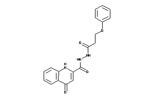 4-keto-N'-(3-phenoxypropanoyl)-1H-quinoline-2-carbohydrazide