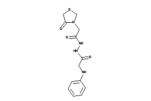 Image of 2-anilino-N'-[2-(4-ketothiazolidin-3-yl)acetyl]acetohydrazide