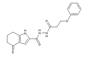 4-keto-N'-(3-phenoxypropanoyl)-1,5,6,7-tetrahydroindole-2-carbohydrazide