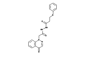 N'-[2-(4-ketocinnolin-1-yl)acetyl]-3-phenoxy-propionohydrazide