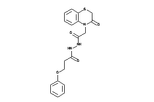 N'-[2-(3-keto-1,4-benzothiazin-4-yl)acetyl]-3-phenoxy-propionohydrazide