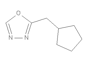 2-(cyclopentylmethyl)-1,3,4-oxadiazole