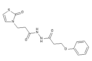 N'-[3-(2-keto-4-thiazolin-3-yl)propanoyl]-3-phenoxy-propionohydrazide