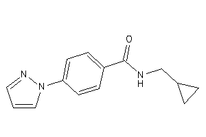 N-(cyclopropylmethyl)-4-pyrazol-1-yl-benzamide