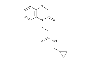 N-(cyclopropylmethyl)-3-(3-keto-1,4-benzoxazin-4-yl)propionamide