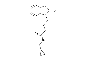 N-(cyclopropylmethyl)-4-(2-keto-1,3-benzoxazol-3-yl)butyramide