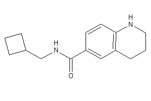 N-(cyclobutylmethyl)-1,2,3,4-tetrahydroquinoline-6-carboxamide